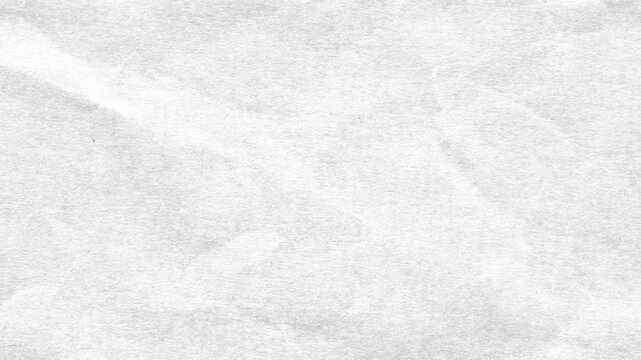 Abstract white crumpled and creased recycle paper texture background