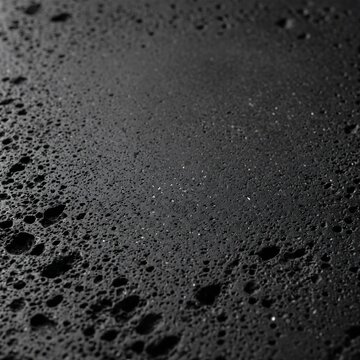 Dark porous volcanic basalt stone texture background