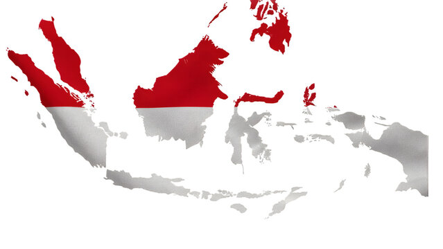 Indonesian independence day map highlighting Sumatra Java Kalimantan