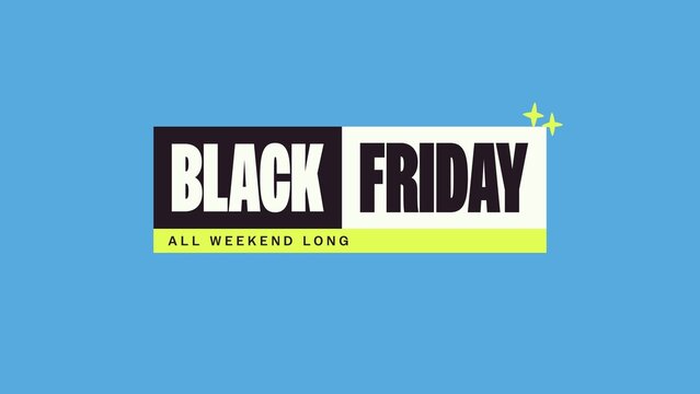 Bento Blocks Sales Titles / Bold Colorful Split Black Friday Blocks With Sparkles for Retail Promos, Online Ads and Social Media / Horizontal / Part 09