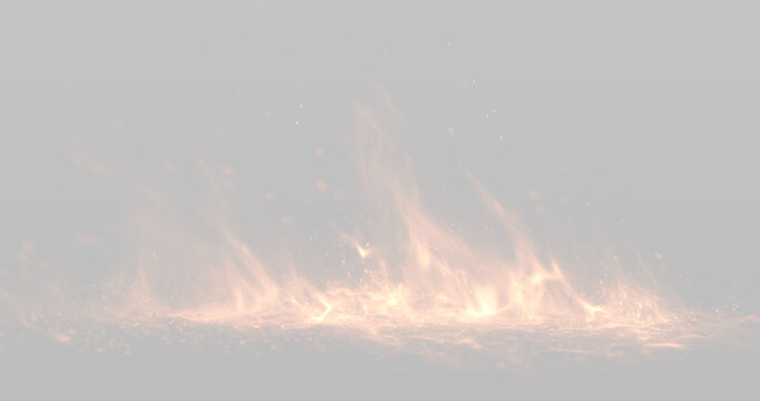 Realistic flames with glowing embers and intense burning fire texture.