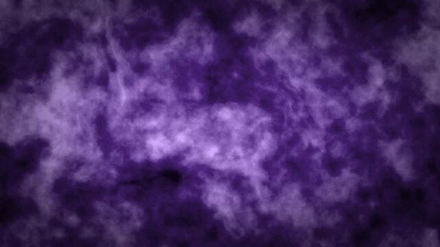 Purple smoky cloud texture with swirling mist and dark shadows, abstract atmospheric fog background with dramatic violet haze and mysterious fantasy mood