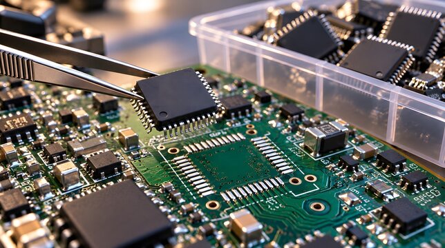 Precision Handling of an Integrated Circuit on a Circuit Board