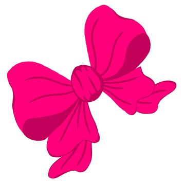 Cute Pink Ribbon illustration