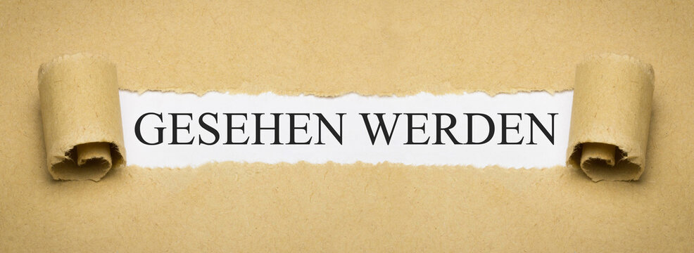 gesehen werden