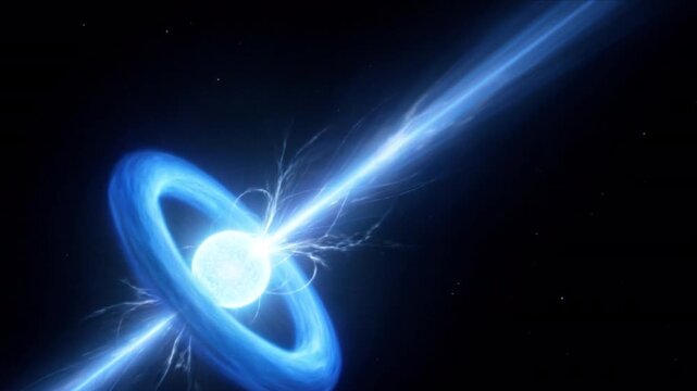 パルサーの磁気圏と相対論的ジェットが高エネルギーを放つ宇宙観測CG