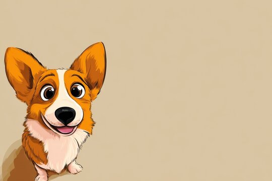 Cute Cartoon Dog