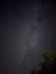 Beautiful starry night sky filled with stars © Robeszko
