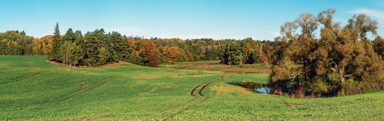 Jesień na Warmii w północno-wschodniej Polsce. © Janusz Lipiński