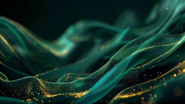 Luxury Emerald Green and Gold Christmas Background, new year background
