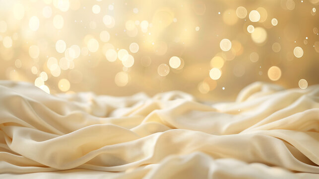 Luxury Champagne Gold Bokeh Christmas Background, new year background