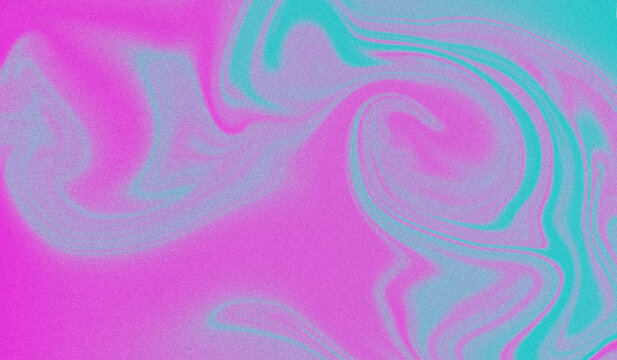 Abstract fluid gradient background with pink, turquoise, and purple swirling grain texture