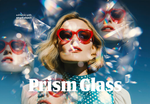 Prism Glass Photo Effect