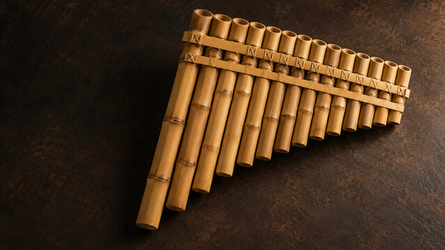 Andean Panpipes with Graduated Bamboo Tubes