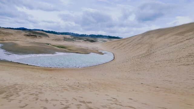 鳥取県の鳥取砂丘の美しい風景