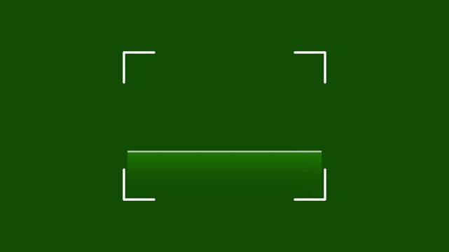 QR Code Scanner Animation on green screen. Futuristic barcode quick-response code scanning Bar. Chroma key