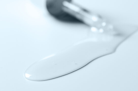 Cosmetic product for skin care. Side view.
