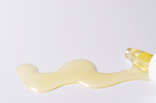 Cosmetic product for skin care. Side view. Copy space