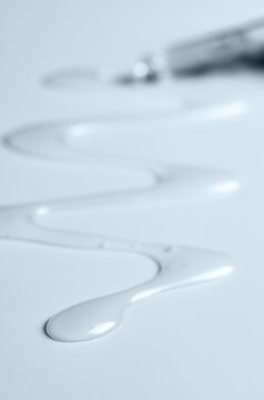 Cosmetic product for skin care. Side view.