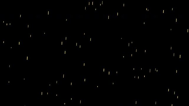 Golden Drizzle Fine Rain Alpha Overlay