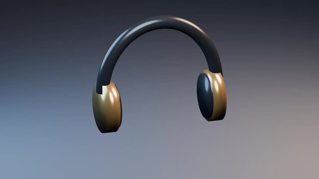Studio Headphones Floating Display