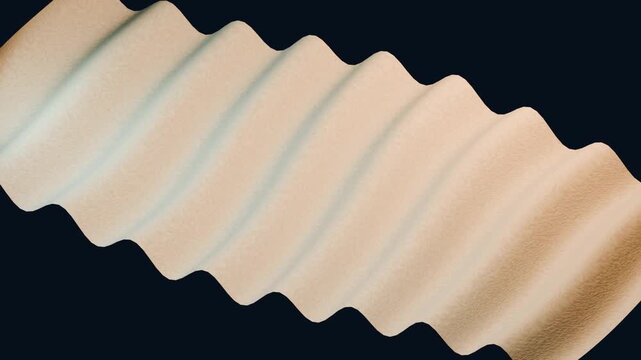 Wind Ripple Golden Sand Surface