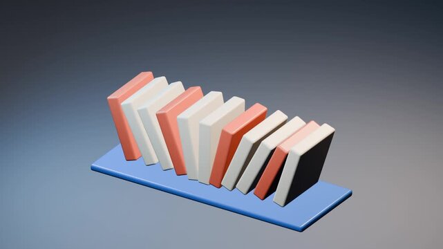 Domino Leaning Rhythm