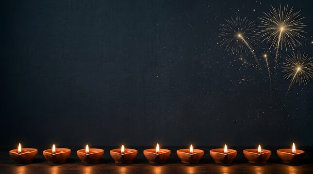 Celebrating the festival of lights diwali's radiant glow symbolizing the triumph of good over evil and illuminating hearts with joy and prosperity