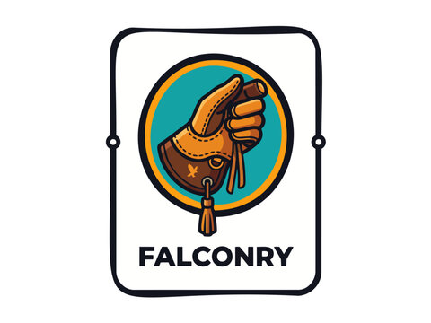Falconry glove and jesses symbolizing traditional bird handling training equipment for hunters and wildlife enthusiasts