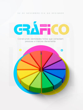 Dia do Designer 02 de Novembro Post Card Insta Template Banner