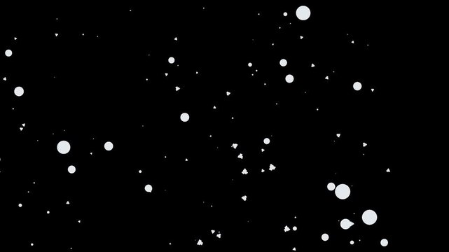 Close Focus Snowfall with Soft Flakes Alpha Overlay