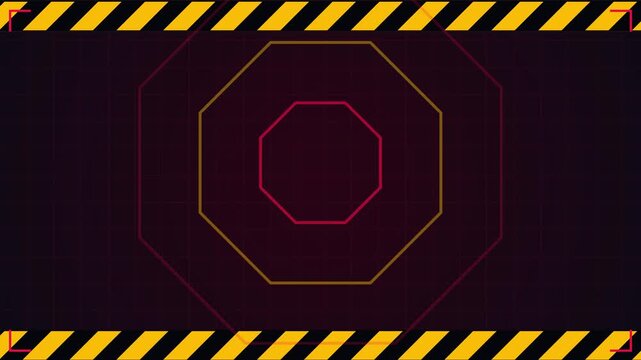 4K motion graphics animation of a cloud server overload, high temperature CPU, critical system downtime, error 503, and technical failure.