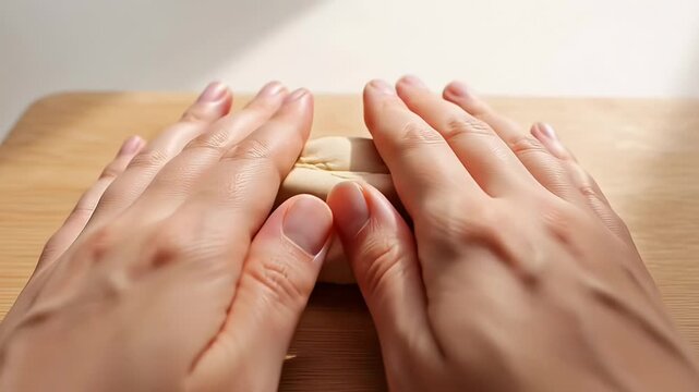 ?Kneading dough with hands: a stepbystep closeup guide