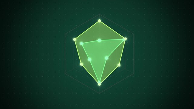 Radar spider chart centered view business concept
