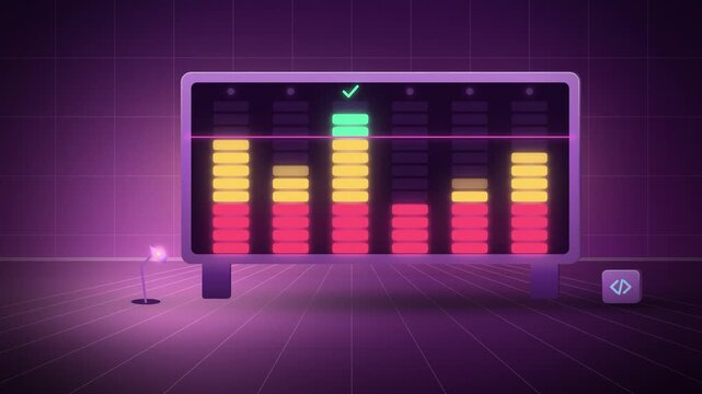 Code coverage level meters rising past the threshold AI coding