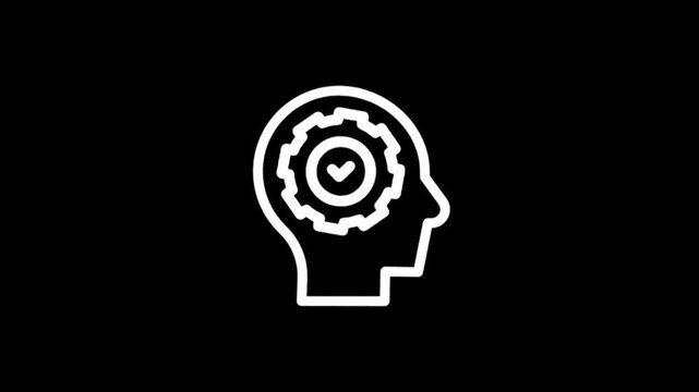 Abstract concept of mechanical thinking and problem solving in human mind