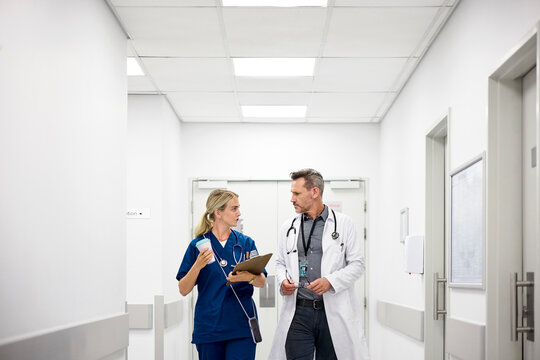 Doctor and Nurse in Hospital