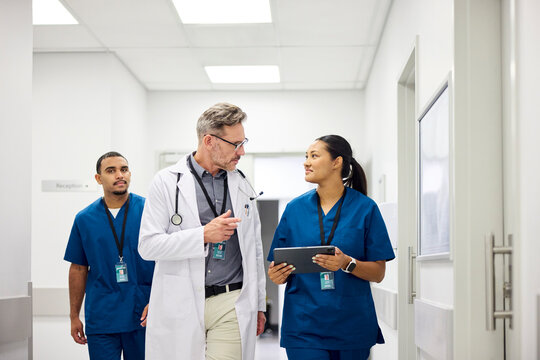 Doctors and Staff in Hospital