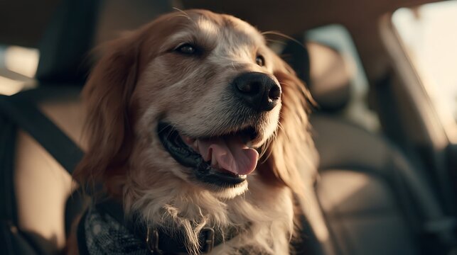 Pet Travel Safety Concept