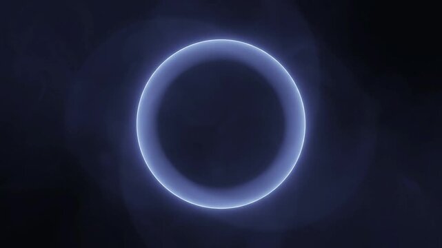 Futuristic technology glowing ring abstract background for digital