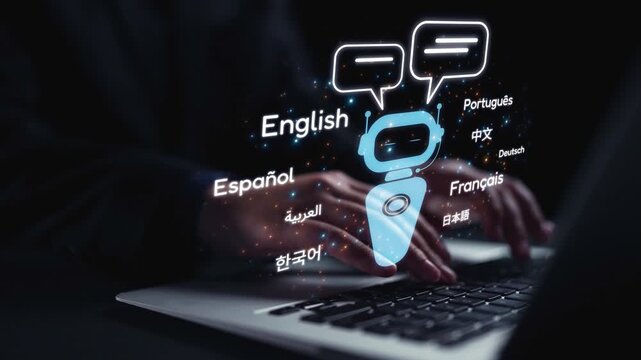 Global communication with multiple languages, digital translation tools, multilingual technology, cross-cultural communication, and virtual language learning environments. Elide