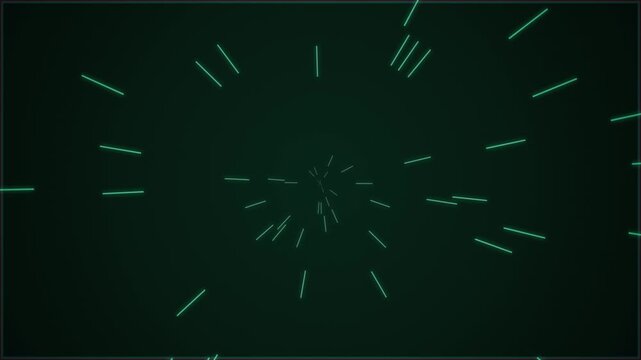 Deep Space Warp Starfield Seamless Loop Background, 4K UHD 60fps Broadcast Motion Graphics (10s)