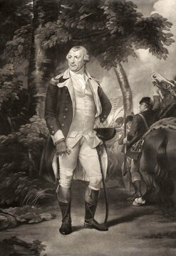 Nathanael Greene (7 August 1742-19 June 1786), after George Washington the most important American general during the American War of Independence, Painting by Charles Willson Peale, Historic, digitally restored reproduction of an original from the period