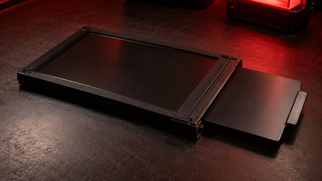 Large Format Sheet Film Holder with a Sliding Dark Slide