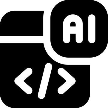 code glyph icon. Strong and solid vector icon for websites, mobile interfaces, presentations, and visual branding. High quality and easy to edit.
