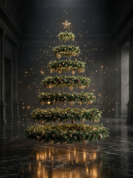 Christmas Tree &ndash; Luxury Holiday Decorations, Modern 3D Designs and Festive Winter Artwork