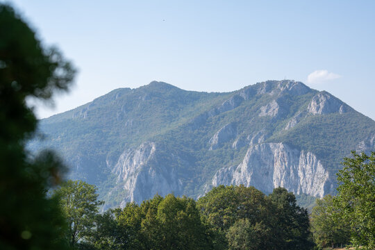 Rocky Mountain Ridge Beyond Forest