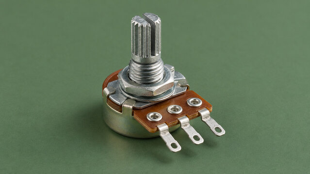 Rotary Potentiometer with Three Solder Terminals
