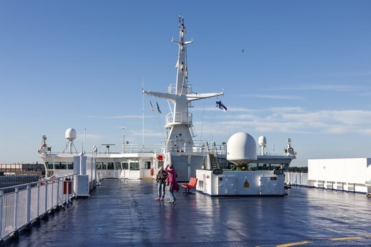 Ferry, Upper Deck, Helsinki, Finland