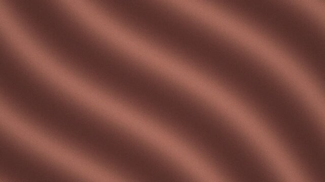 Abstract flowing copper metallic fabric texture with diagonal waves and subtle grain effect